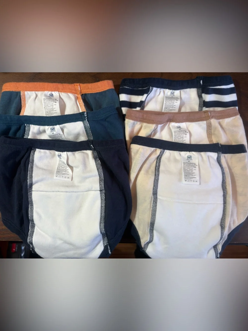 Moomoo Baby 100% Cotton Training Pants (8  pairs), Size 4T
